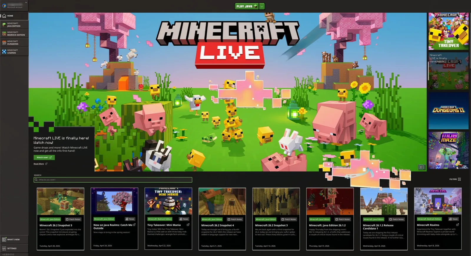 在 Omarchy 上運行的 Minecraft